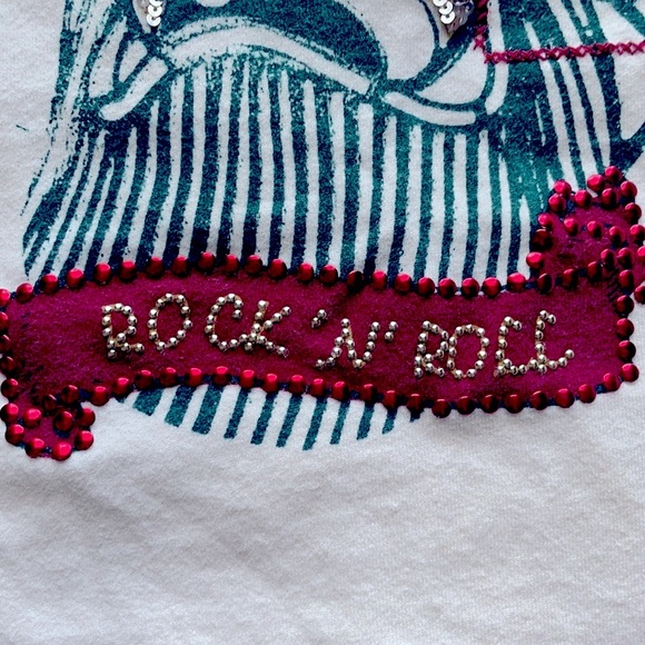 Tommy Hilfiger Vintage Bell Sleeve Shirt with Tassel Detail - Picture 6 of 8